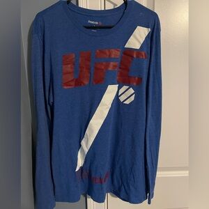 Men’s size Large blue long sleeve Reebok UFC shirt